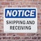 Signmission Shipping And Receiving, 10 in W x Rectangle, Plastic OS-2PACK-NS-P-710-L-16560 - alternate 4
